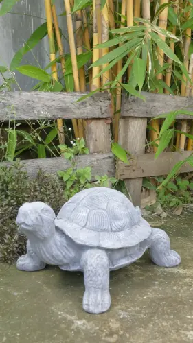Product image of the product “Small Turtle, 48.5 cm Length | cast stone ”